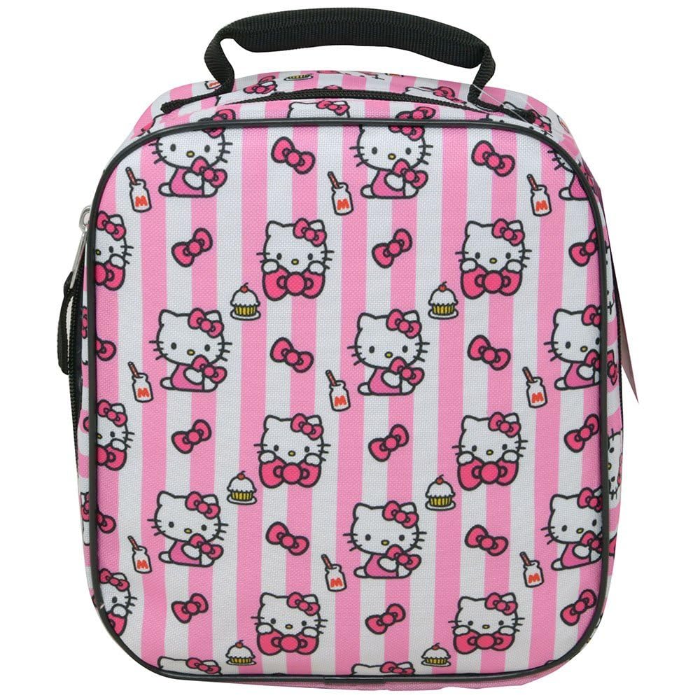 U.P.D., Inc. Hello Kitty Milk Bows and Cupcakes Lunch Bag