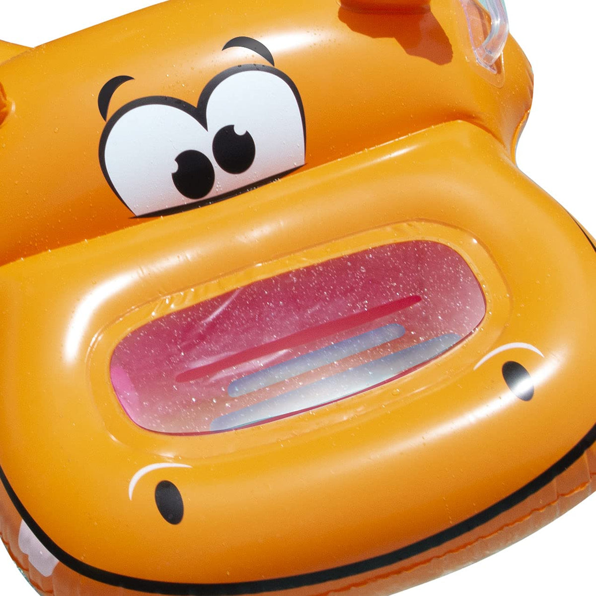 BANZAI Munch a Bunch Hippos, Summer Fun Floatie, Pool Party Toy Game for Social Kids & Teens