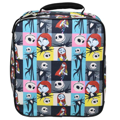 Kids Insulated Lunch Bag with Handle – Nightmare Before Christmas All Over Print North South Rectangle Lunch Bag Design – Reusable Soft Cooler Lunch Box for Boys & Girls, School, Daycare & Travel