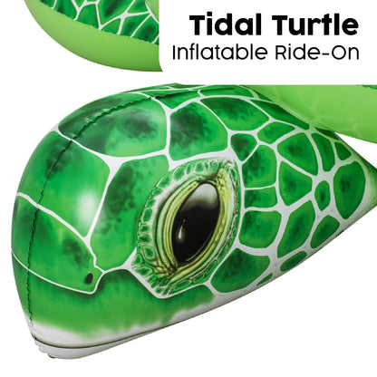 Bestway Inflatable Turtle Ride On for Kids Swimming Pool Inflatable, Swim Float, Pool Toys for Boys and Girls
