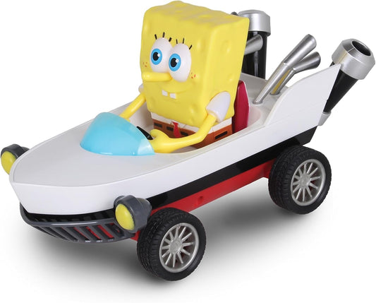 NKOK Spongebob® Pull Back Car Toy | Boatmobile Kart Racing Vehicle